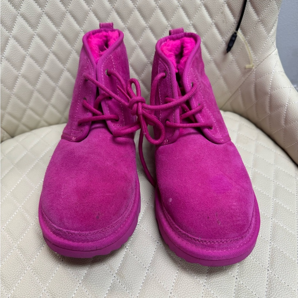 Pink Ugg shoes